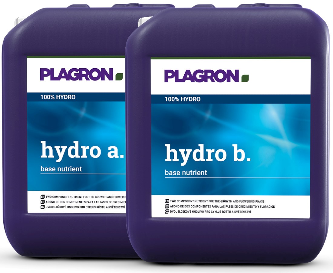 HYDRO A+B   2x5L, NAWÓZ DWUSKŁADNIKOWY DO HYDRO, PLAGRON