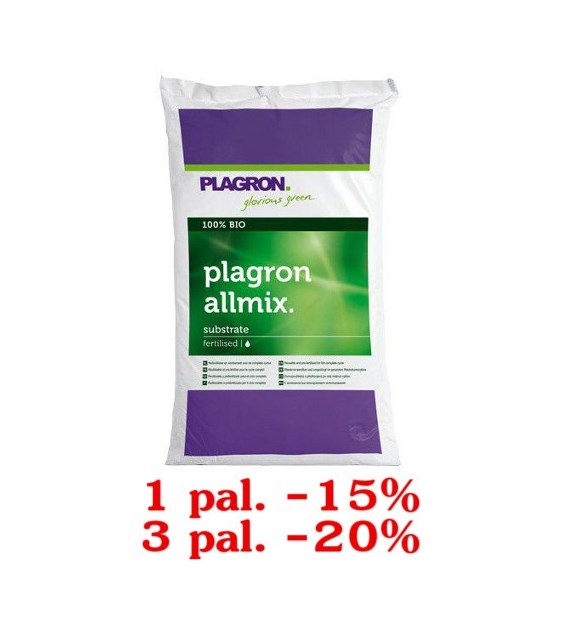 ALLMIX 50L, ZIEMIA KWIATOWA, PLAGRON, 1 paleta=60 worków