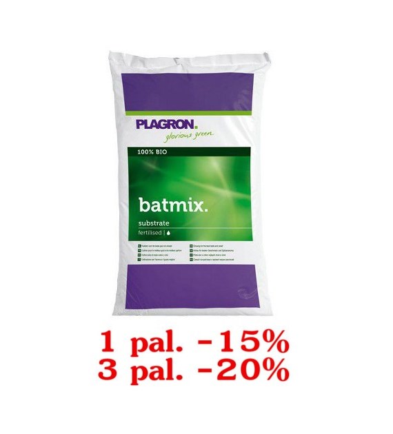 BATMIX 50L, ZIEMIA KWIATOWA, PLAGRON, 1 paleta=60 worków