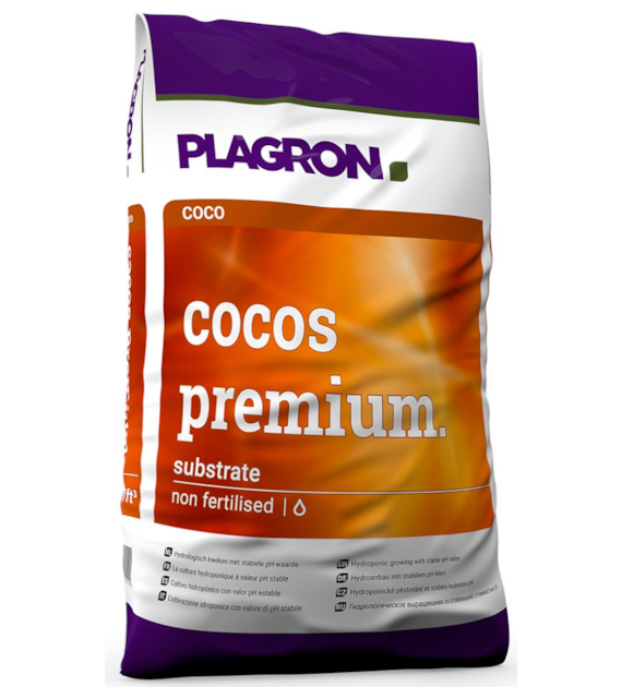 COCOS PREMIUM, 50L, SUBSTRAT KOKOSOWY, PLAGRON, 1 paleta=60 worków