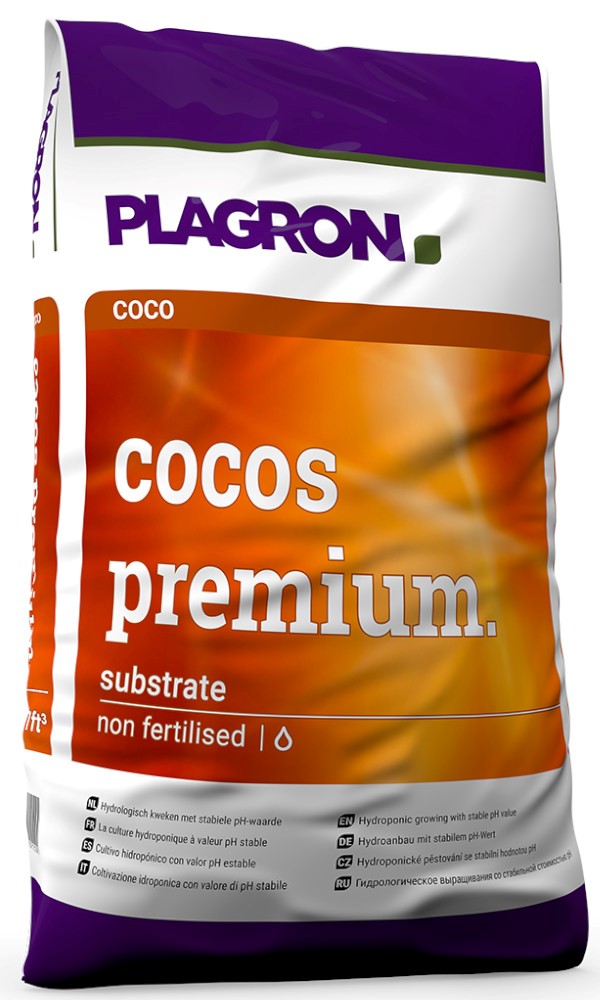 COCOS PREMIUM, 50L, SUBSTRAT KOKOSOWY, PLAGRON, 1 paleta=60 worków