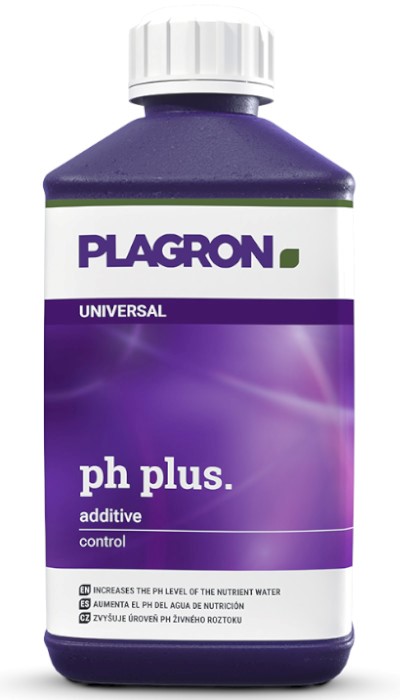 PH PLUS 25%, 0.5L, REGULATOR PODNOSZĄCY pH, PLAGRON