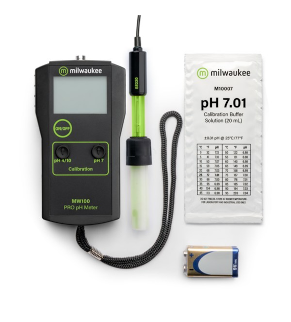 ELEKTRONICZNY MIERNIK pH, MILWAUKEE, +/- 0,1MTC, pH METR