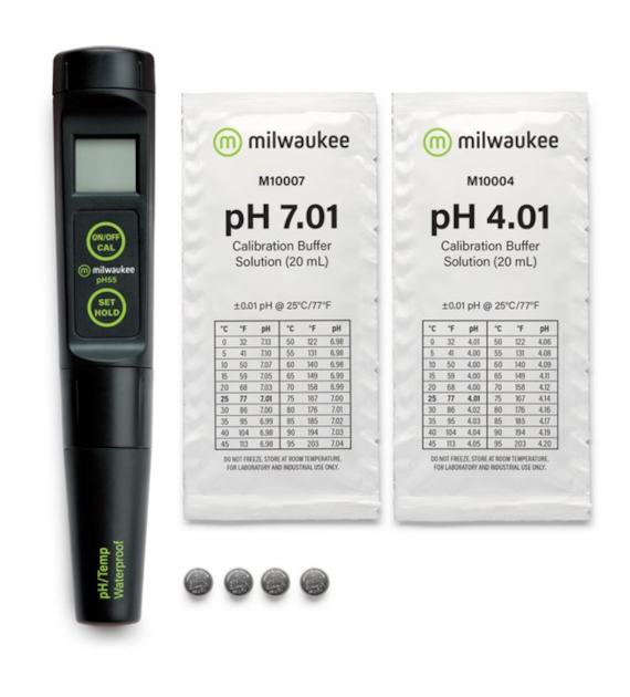 ELEKTRONICZNY MIERNIK pH, ATM, MILWAUKEE, DOKŁ. 0-1pH, TEMP. -5 - 60st.C, pH METR