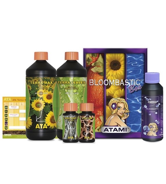 ZESTAW NAWOZÓW I STYMULATORÓW ATAMI-ATA/TERRA+BLOOMBASTIC 250ml/0,25L.(GLEBA)