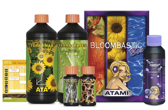 ZESTAW NAWOZÓW I STYMULATORÓW ATAMI-ATA/TERRA+BLOOMBASTIC 250ml/0,25L.(GLEBA)