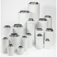 FILTR WĘGLOWY ECONOMY, PRZYŁACZE fi-100mm, 160-240m3/h, L21/W21cm, węgiel 1,9kg, antyzapachowy, przeciwzapachowy, PRIMA KLIMA