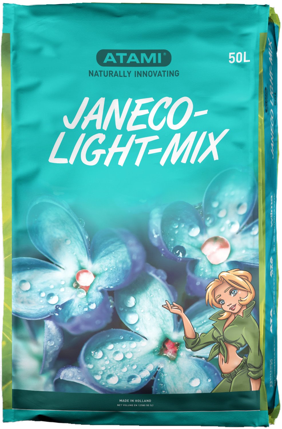 ZIEMIA KWIATOWA, ATAMI  Janeco LightMix 50L, 1 paleta =  70 worków