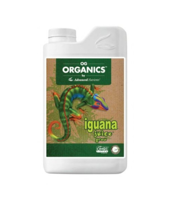 OG Organics™ IGUANA JUICY GROW 1L, ORGANICZNY NAWÓZ NA WZROST, (gleba, hydro, kokos), ADVANCED NUTRIENTS