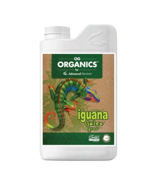 OG Organics™ IGUANA JUICY GROW 1L, ORGANICZNY NAWÓZ NA WZROST, (gleba, hydro, kokos), ADVANCED NUTRIENTS