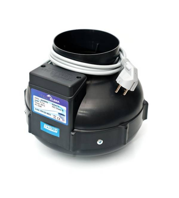 WENTYLATOR PROMIENIOWY, fi-200mm, 950m3/h, PRIMA KLIMA