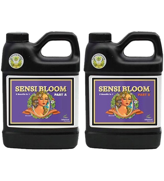 SENSI BLOOM A/B pH PERFECT 2x0.5L/2X500ML, DWUSKŁADNIKOWY NAWÓZ NA KWITNIENIE, (gleba, hydro, kokos), ADVANCED NUTRIENTS