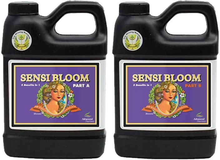 SENSI BLOOM A/B pH PERFECT 2x0.5L/2X500ML, DWUSKŁADNIKOWY NAWÓZ NA KWITNIENIE, (gleba, hydro, kokos), ADVANCED NUTRIENTS