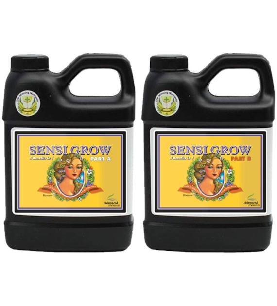 SENSI GROW A/B pH PERFECT 2x0.5L/2X500ML, DWUSKŁADNIKOWY NAWÓZ NA WZROST, (gleba, hydro, kokos), ADVANCED NUTRIENTS