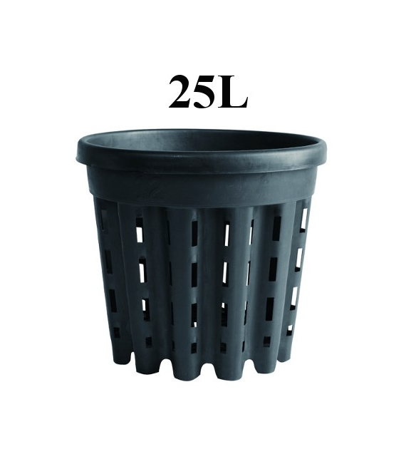 DONICZKA ODDYCHAJĄCA OKRĄGŁA, KOSZYK, AIR POT, 25L, fi>37.5cm, fi<34.5cm x h32cm, SUPER ROOT