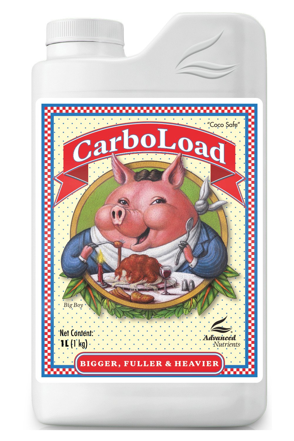 CARBOLOAD 1L, PROSTE I ZŁOŻONE WĘGLOWODANY W PŁYNIE, (gleba, hydro, kokos), ADVANCED NUTRIENTS