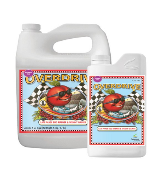 OVERDRIVE 0.25L/250ML, STYMULATOR ZWIĘKSZAJĄCY MASĘ I WIELKOŚĆ KWIATÓW, (gleba, hydro, kokos), ADVANCED NUTRIENTS
