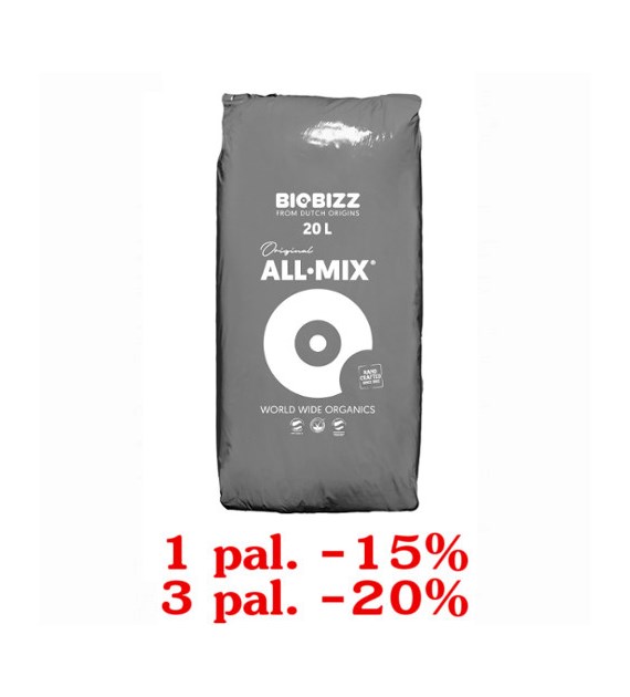 ALL-MIX 20L, ZIEMIA KWIATOWA, BIOBIZZ, 1 paleta=120 worków