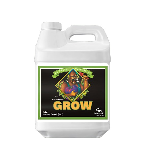 GROW pH PERFECT 0.5L/500ML, NAWÓZ NA WZROST, (gleba, hydro, kokos), ADVANCED NUTRIENTS