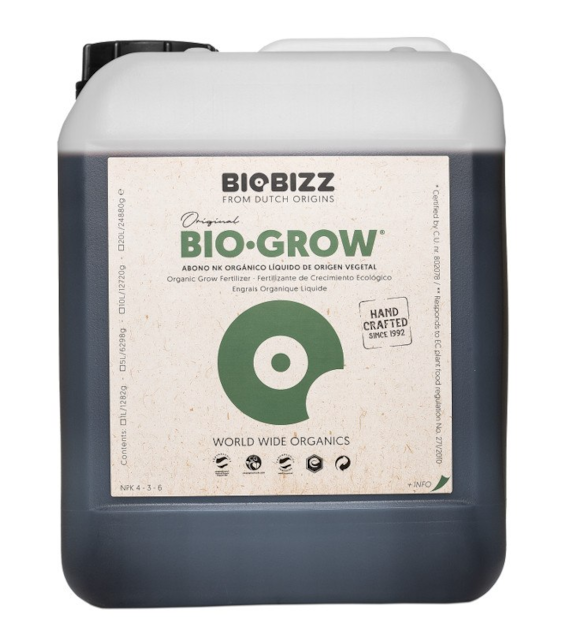 BIO-GROW 5L, ORGANICZNY NAWÓZ NA WZROST, BIOBIZZ