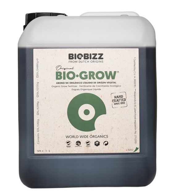 BIO-GROW 5L, ORGANICZNY NAWÓZ NA WZROST, BIOBIZZ