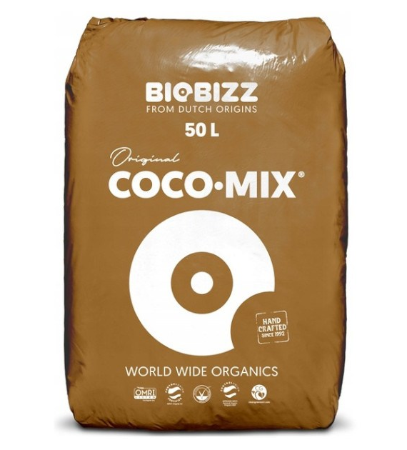 COCO-MIX, 50L, SUBSTRAT KOKOSOWY, BIOBIZZ, 1 paleta=65 worków, kokos