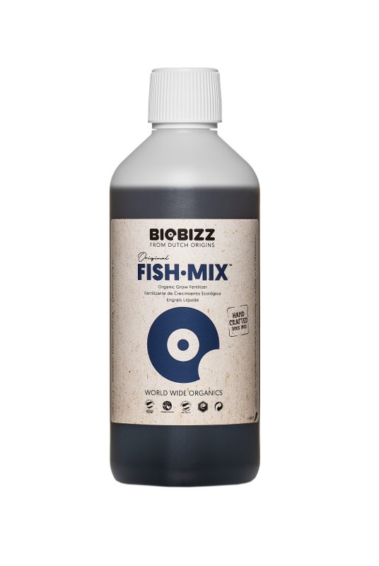 FISH-MIX 0.5L/500ML, ORGANICZNY NAWÓZ UZUPEŁNIAJĄCY NA WZROST I KWITNIENIE, BIOBIZZ