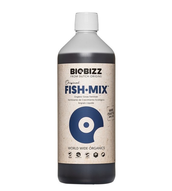 FISH-MIX 1L, ORGANICZNY NAWÓZ UZUPEŁNIAJĄCY NA WZROST I KWITNIENIE, BIOBIZZ