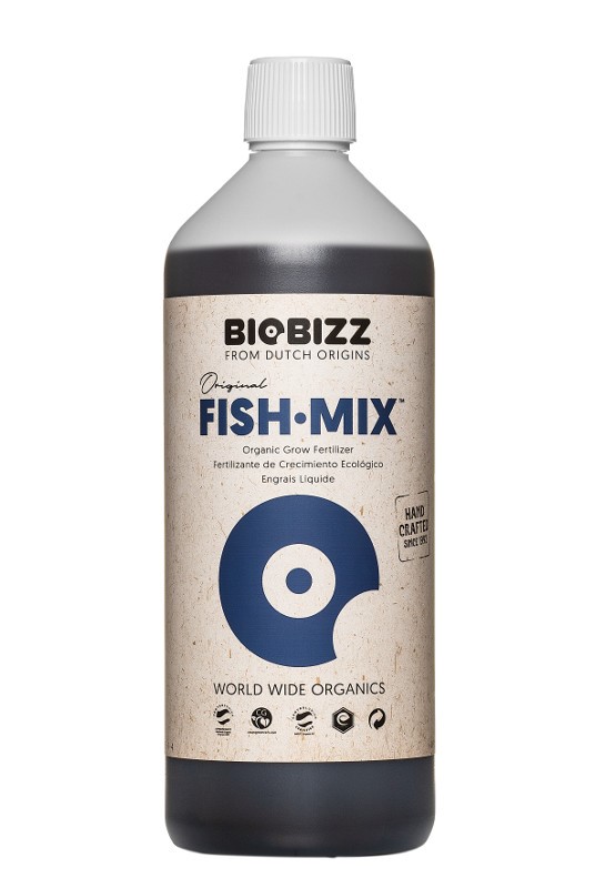 FISH-MIX 1L, ORGANICZNY NAWÓZ UZUPEŁNIAJĄCY NA WZROST I KWITNIENIE, BIOBIZZ