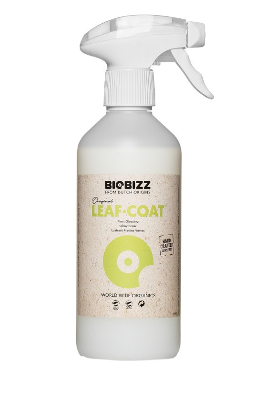 LEAF COAT 0.5L/500ML,  SPRAY, PŁYN OCHRONNY NA PLEŚŃ I OWADY,  HAMUJE PAROWANIE, BIOBIZZ