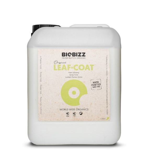 LEAF COAT 5L,  PŁYN OCHRONNY NA PLEŚŃ I OWADY, HAMUJE PAROWANIE, BIOBIZZ
