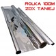 FOLIA SREBRNA REFLEKSYJNA, MYLAR HEAVY DUTY, 1x1.20m, CIĘŻKA, GRUBOŚĆ 120mu!