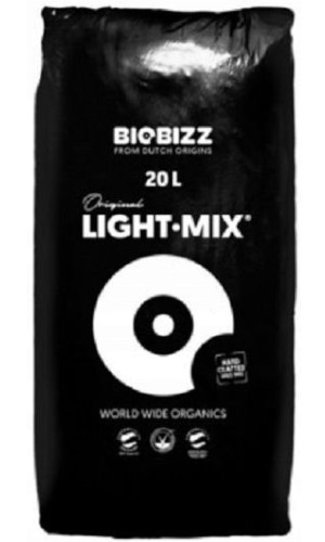 LIGHT-MIX 20L, ZIEMIA KWIATOWA, pH 6.2, EC 1,2  BIOBIZZ, 1 paleta=120 worków lightmix