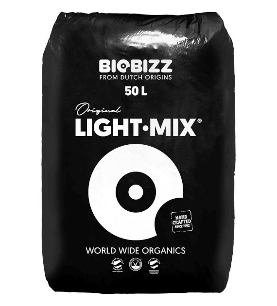 LIGHT-MIX 50L, ZIEMIA KWIATOWA, pH 6.2, EC 1,2.  BIOBIZZ, 1 paleta=65 worków