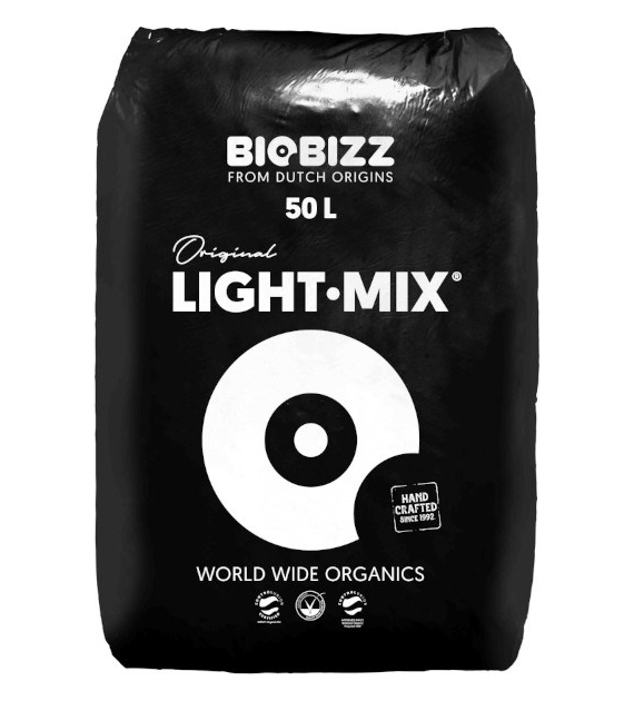 LIGHT-MIX 50L, ZIEMIA KWIATOWA, pH 6.2, EC 1,2.  BIOBIZZ, 1 paleta=65 worków lightmix