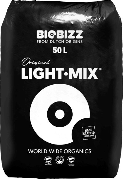 LIGHT-MIX 50L, ZIEMIA KWIATOWA, pH 6.2, EC 1,2.  BIOBIZZ, 1 paleta=65 worków