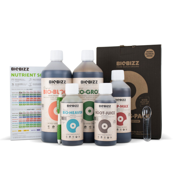 STARTER PACK - ZESTAW ORGANICZNYCH NAWOZÓW I BOOSTERÓW, BIOBIZZ