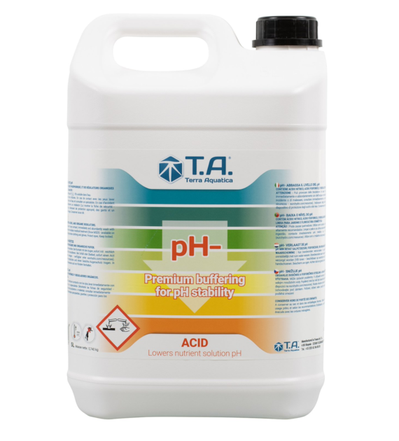 !-PH DOWN, PŁYN,   10L, REGULATOR OBNIŻAJĄCY pH, TERRA AQUATICA - GHE