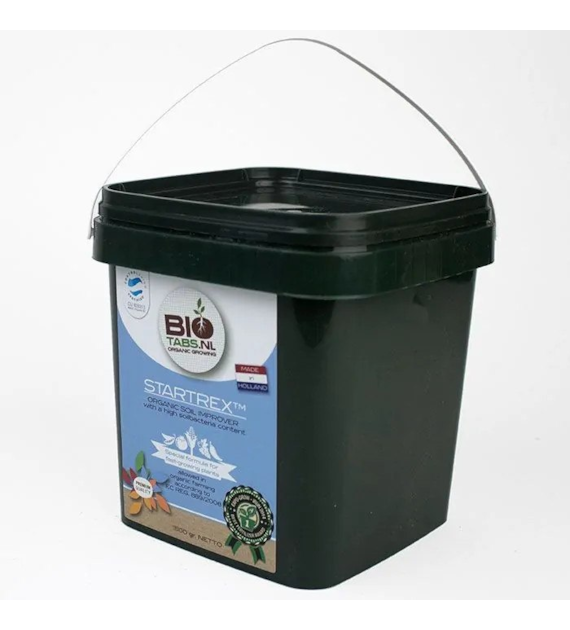 STARTREX 1500g/1,5kg, NAWÓZ ORGANICZNY POPRAWIAJĄCY WŁAŚCIWOŚCI GLEBY (KWASY FULWOWE,HUMUS,KRZEM),  BIOTABS