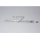PIPETA DO DAWKOWANIA NAWOZÓW, POLISTYRENOWA - TPP, 10ml/0,1ml (POMARAŃCZOWA)