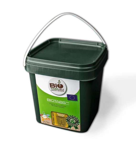TABLETKI BIOTABS OPAK. 100SZT. W 100% ORGANICZNY NAWÓZ NA WZROST I KWITNIENIE O POWOLNYM UWALNIANIU, BIOTABS