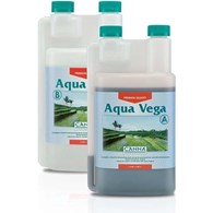 AQUA-VEGA A+B 2x1L, NAWÓZ DWUSKŁADNIKOWY NA WZROST DO HYDRO, CANNA