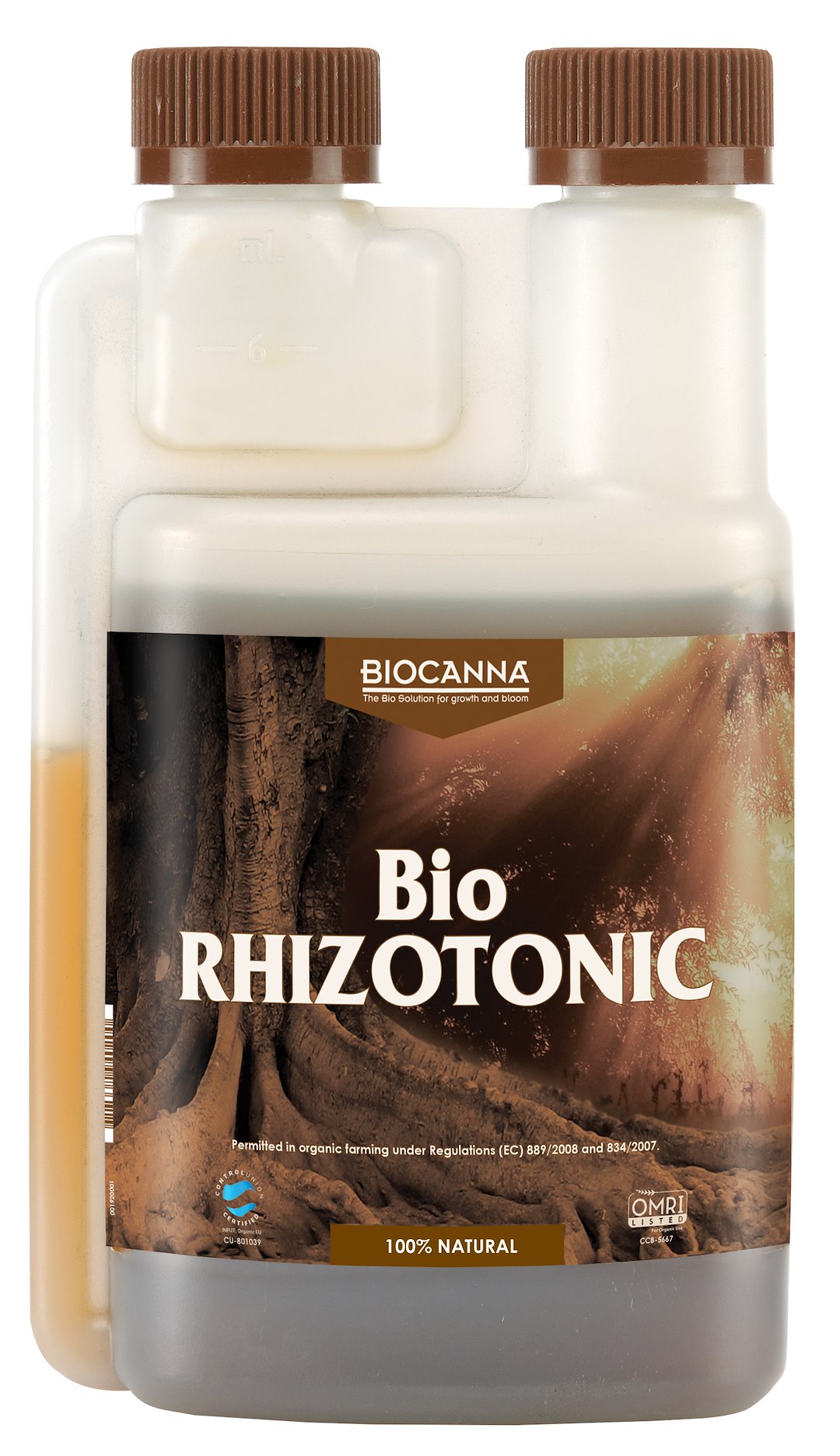 BIO RHIZOTONIC 0.25L/250ML, ORGANICZNY STYMULATOR WZROSTU KORZENI, UKORZENIACZ,  BIOCANNA