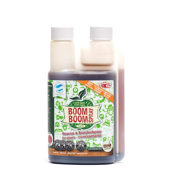 BOOM BOOM SPRAY 250ML/0,25L, 100% ORGANICZNY BOOSTER (REAKTYWUJE SŁABE ROSLINY, ZMNIEJSZA STRES, WZMACNIA), BIOTABS