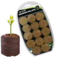 KRĄŻKI KOKOSOWE DO KIEŁKOWANIA i KLONOWANIA  fi33mm, 50szt - GARLAND COIR PELLETS