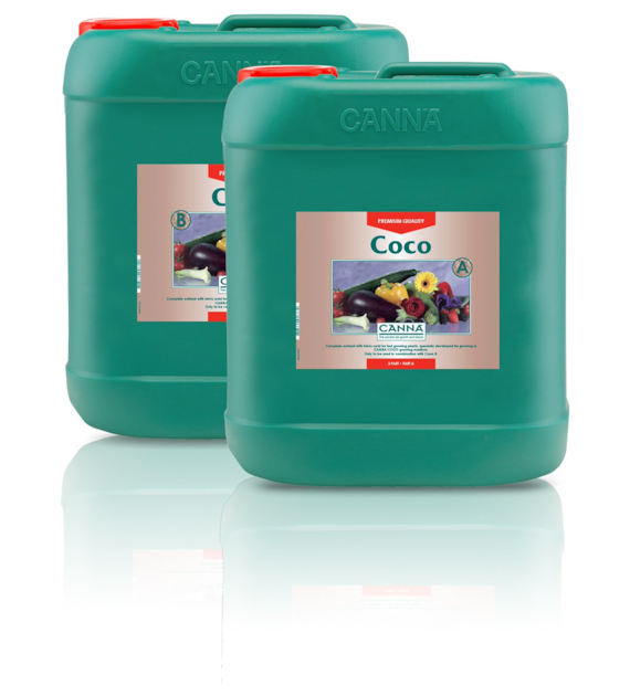 COCO A+B 2x10L, NAWÓZ DWUSKŁADNIKOWY DO KOKOSU, NA WZROST I KWITNIENIE, CANNA