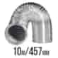 !-PRZEWÓD WENTYLACYJNY ALUMINIOWY MIĘKKI, fi-457mm, 10m, 450