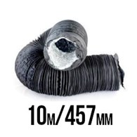 !-PRZEWÓD WENTYLACYJNY FLEKS ALU/PVC MIĘKKI, fi-457mm, 10m, 450, gruby i mocny materiał