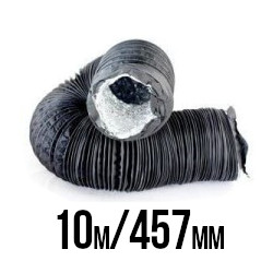 !-PRZEWÓD WENTYLACYJNY FLEKS ALU/PVC MIĘKKI, fi-457mm, 10m, 450, gruby i mocny materiał