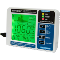 ELEKTRONICZNY MONITOR CO2 + TEMP. + RH, CZUJNIK NDIR, AUTOPILOT HYDROFARM, Miernik CO2, 120x91x27cm, do uprawy, do boxa